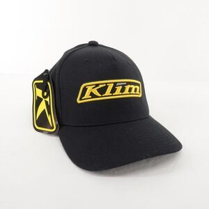 Klim Hat Cap Mens OSFM Black Snapback 3D Puff Embroidered Logo Wool Blend
